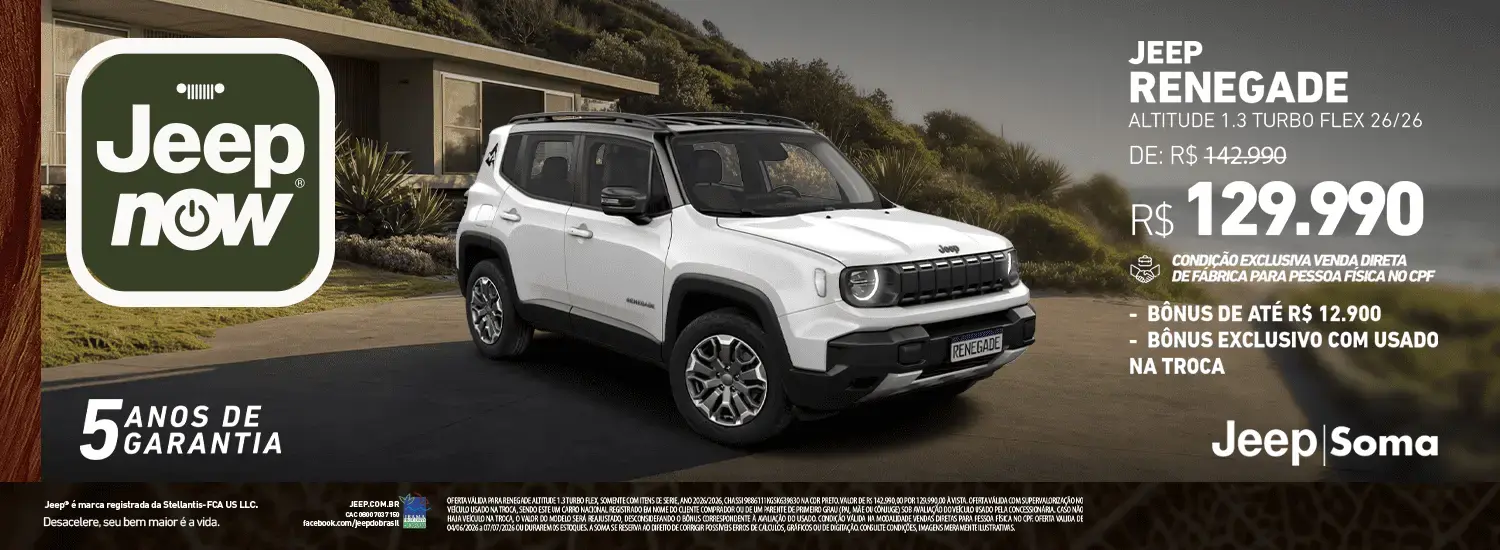 JEEP NOW - JUNHO - RENEGADE VD CPF