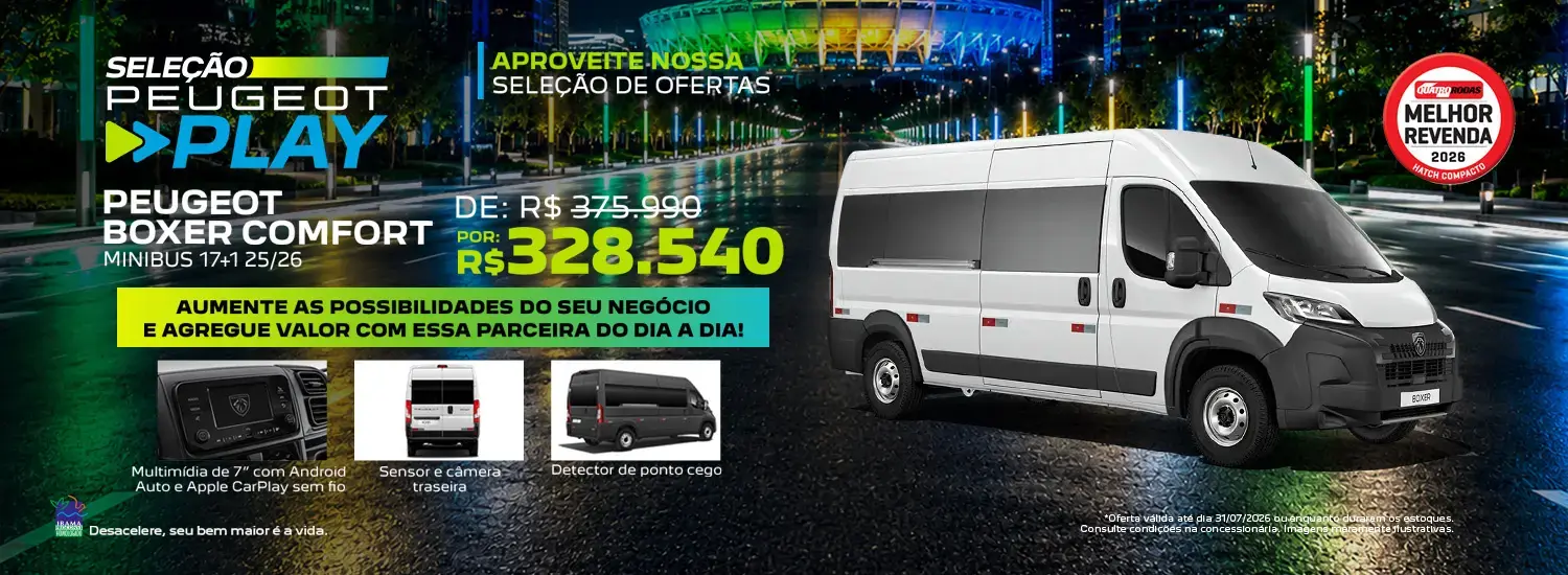 BOXER Minibus - JULHO - Seleção Peugeot Play