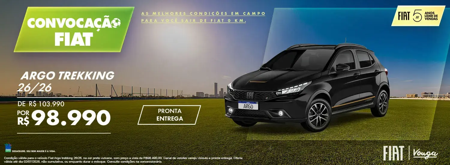 CONVOCAÇÃO FIAT - ARGO TREKKING - JUN26