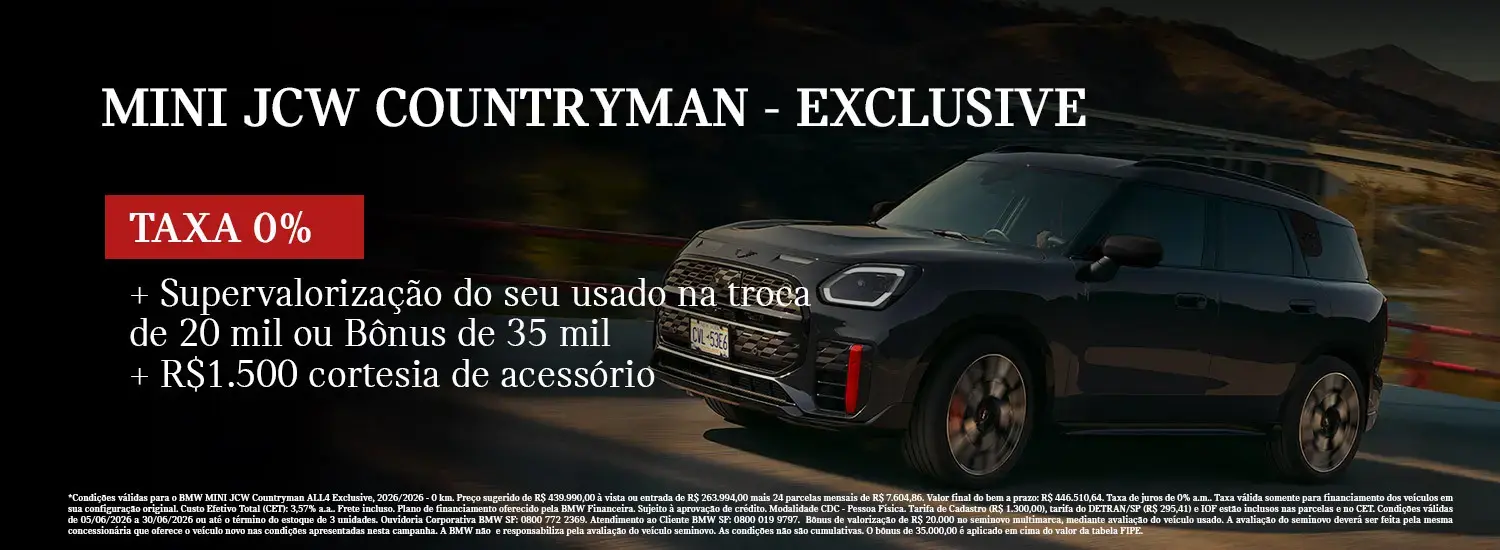 MINI JCW COUTRYMAN- EXCLUSIVE 