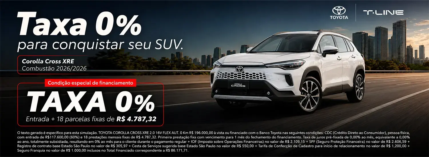 TAXA 0 - SUV JUNHO