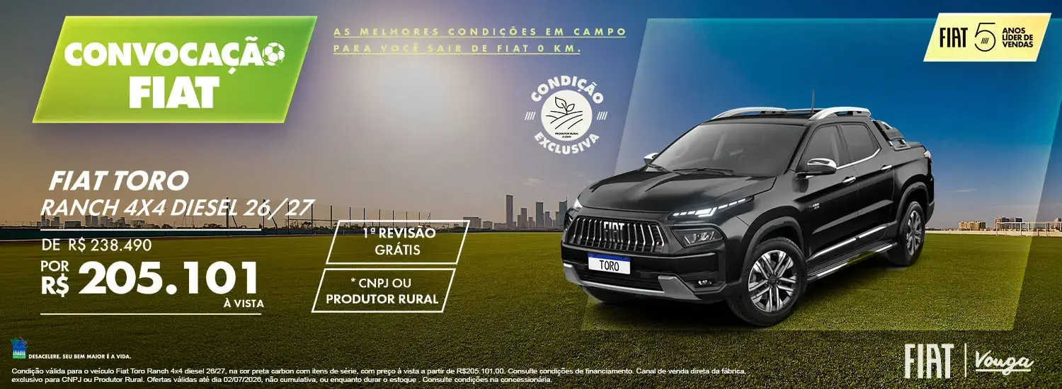 CONVOCAÇÃO FIAT VD - TORO RANCH- JUN26