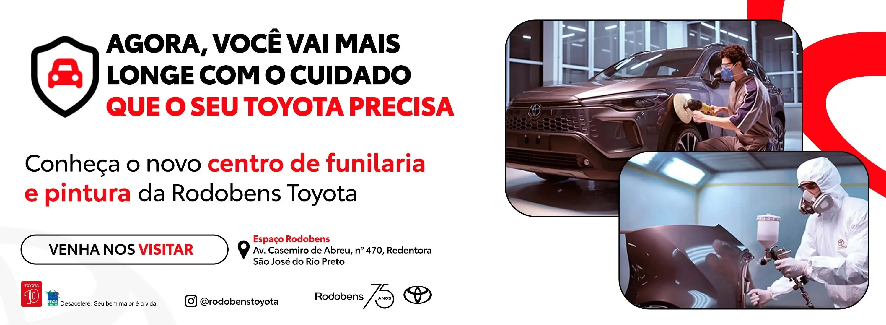Agora, você vai mais longe com o cuidado que o seu toyota precisa