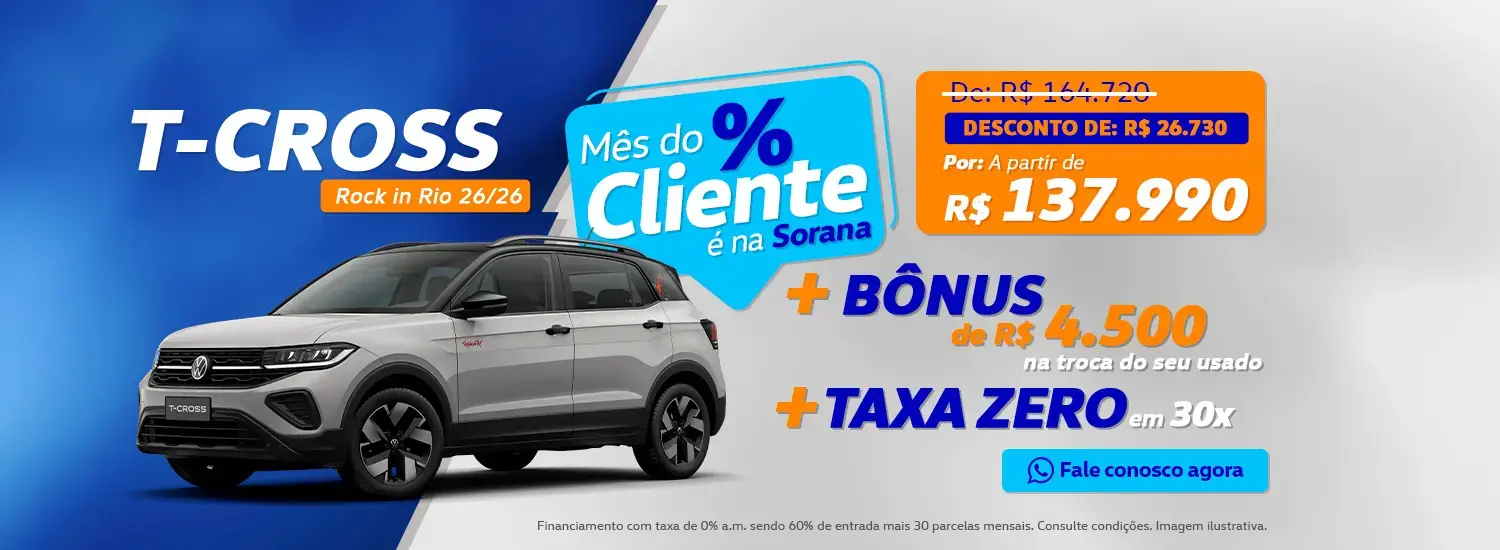 T-Cross 200 TSI Rock In Rio