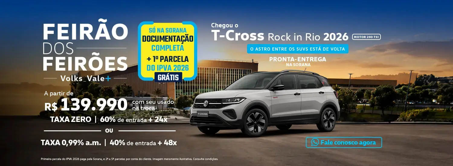 T-Cross 200 TSI Rock In Rio