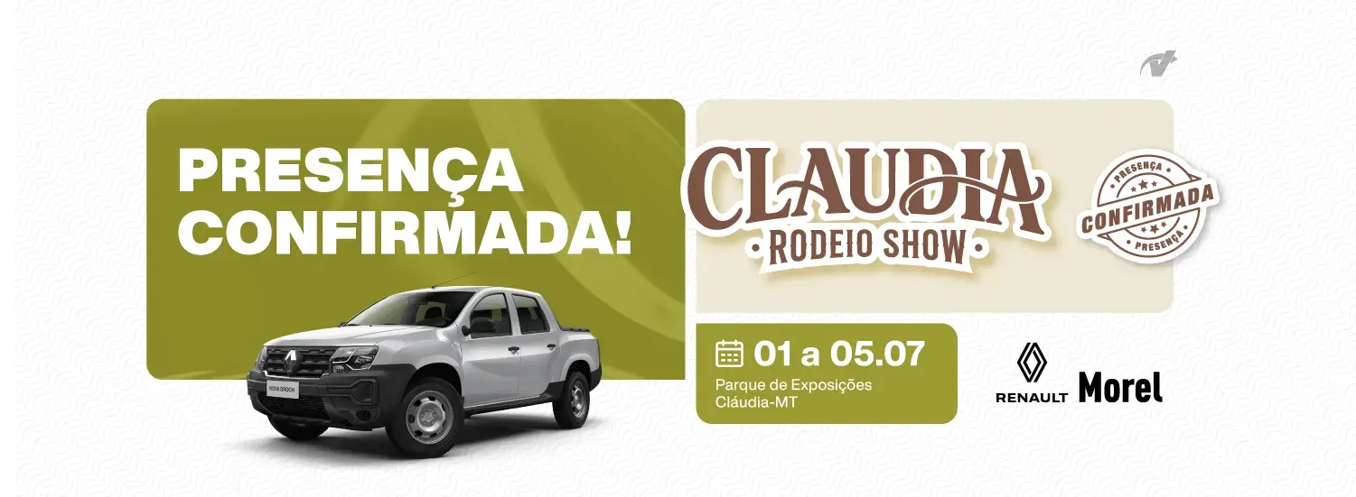 Claudia Rodeio Show Presença Confirmada 