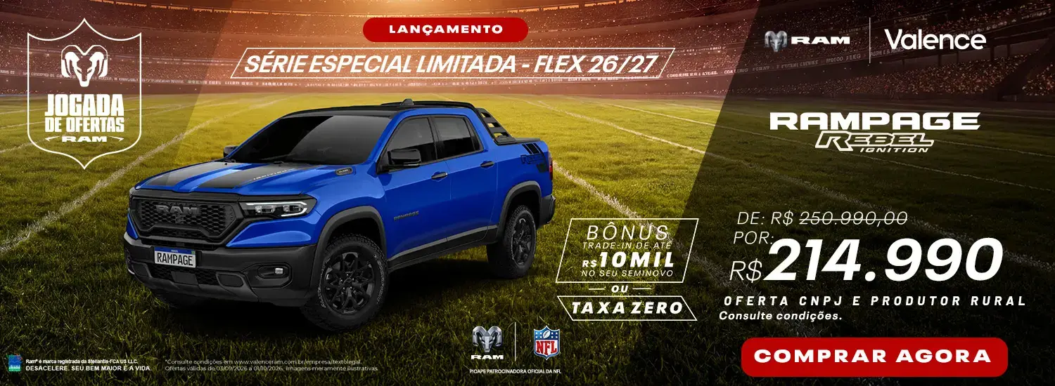 RAMPAGE REBEL IGINITION FLEX SETEMBRO 2026