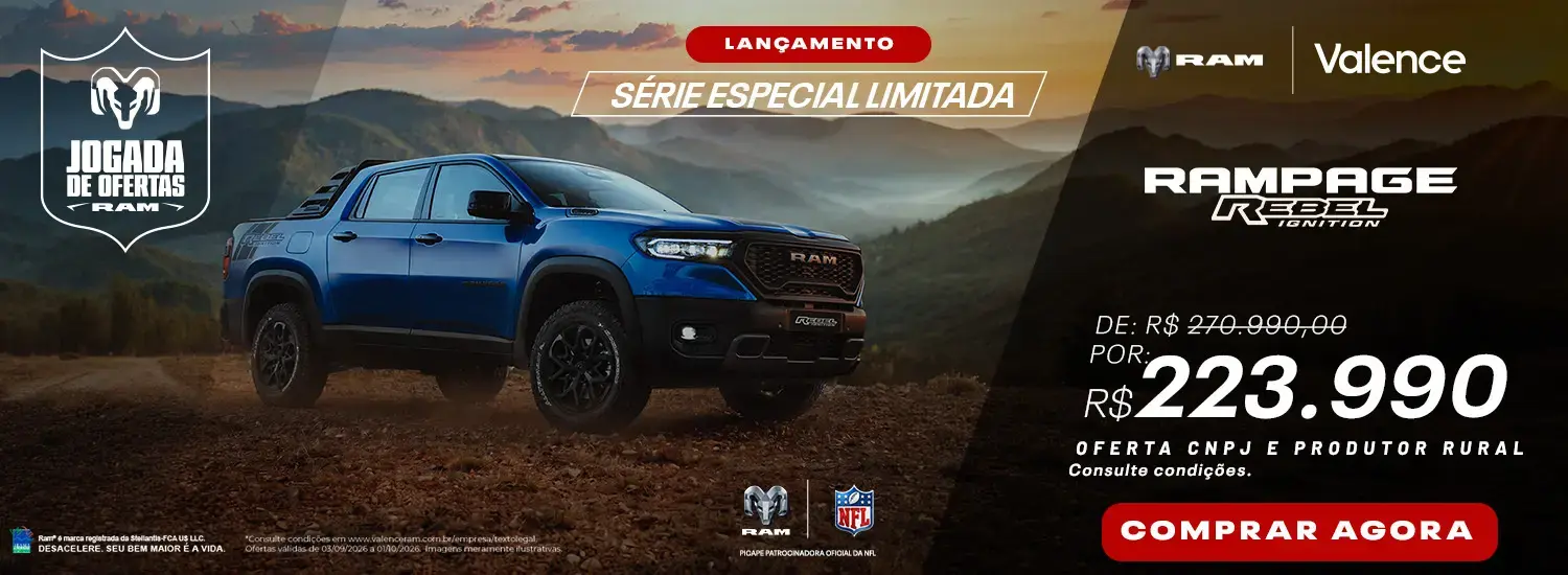 RAMPAGE REBEL IGINITION DIESEL SETEMBRO 2026 