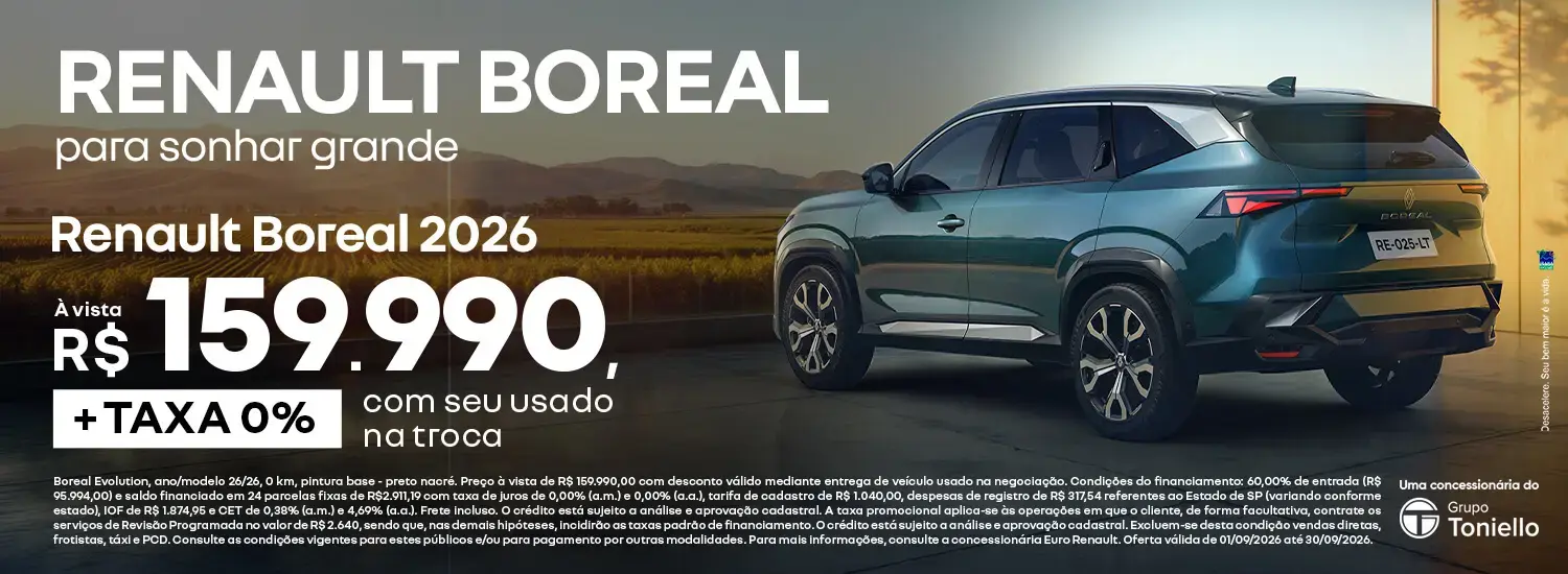 OFERTA NOVOS Boreal