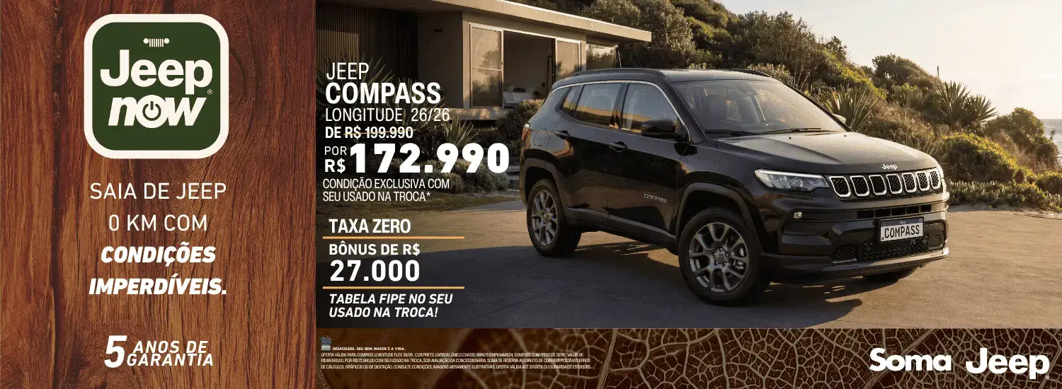  JEEP NOW - JULHO - COMPASS LONGITUDE