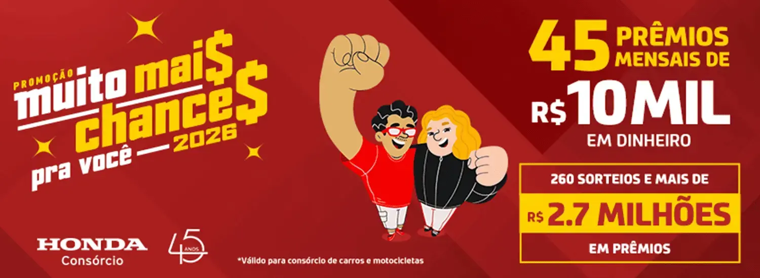 MUITO MAIS CHANCES PARA VOCÊ