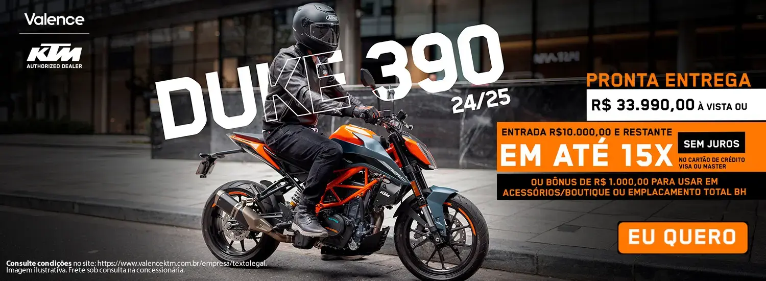 DUKE 390 JULHO 2026