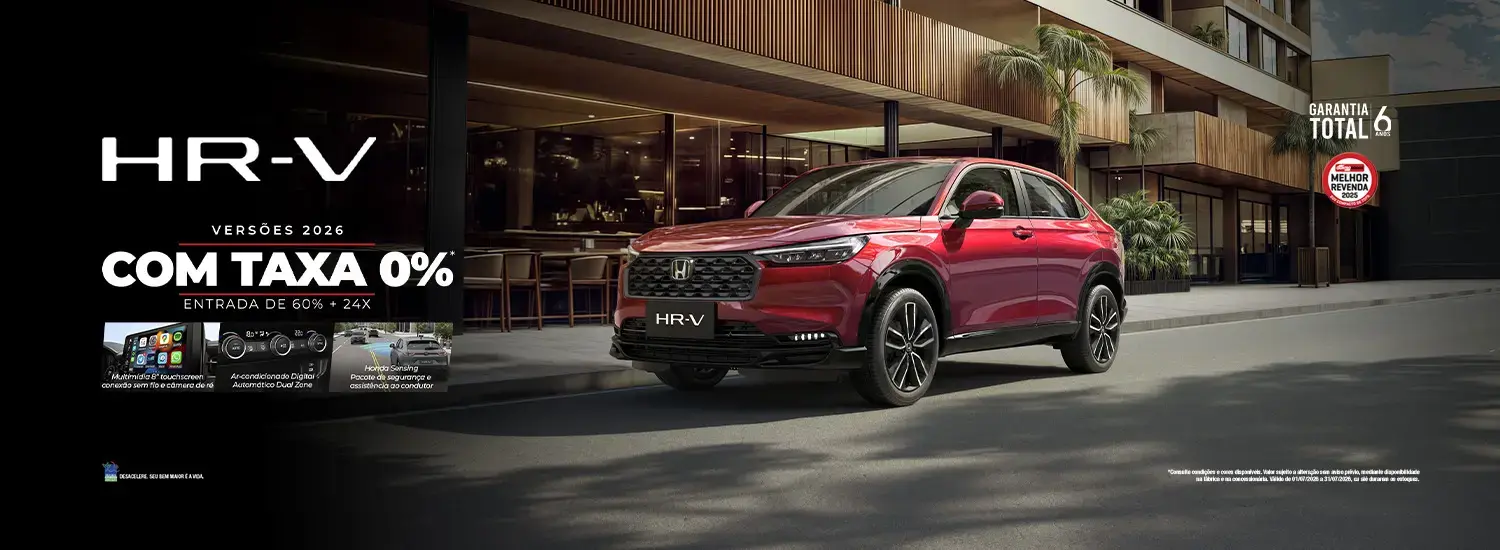 HR-V - Taxa zero - JULHO