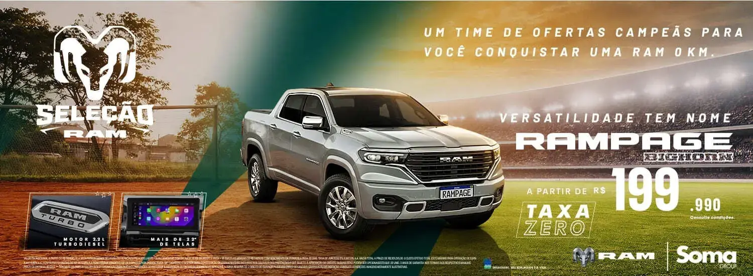  SELEÇÃO RAM - RAMPAGE BIGHORN - JULHO