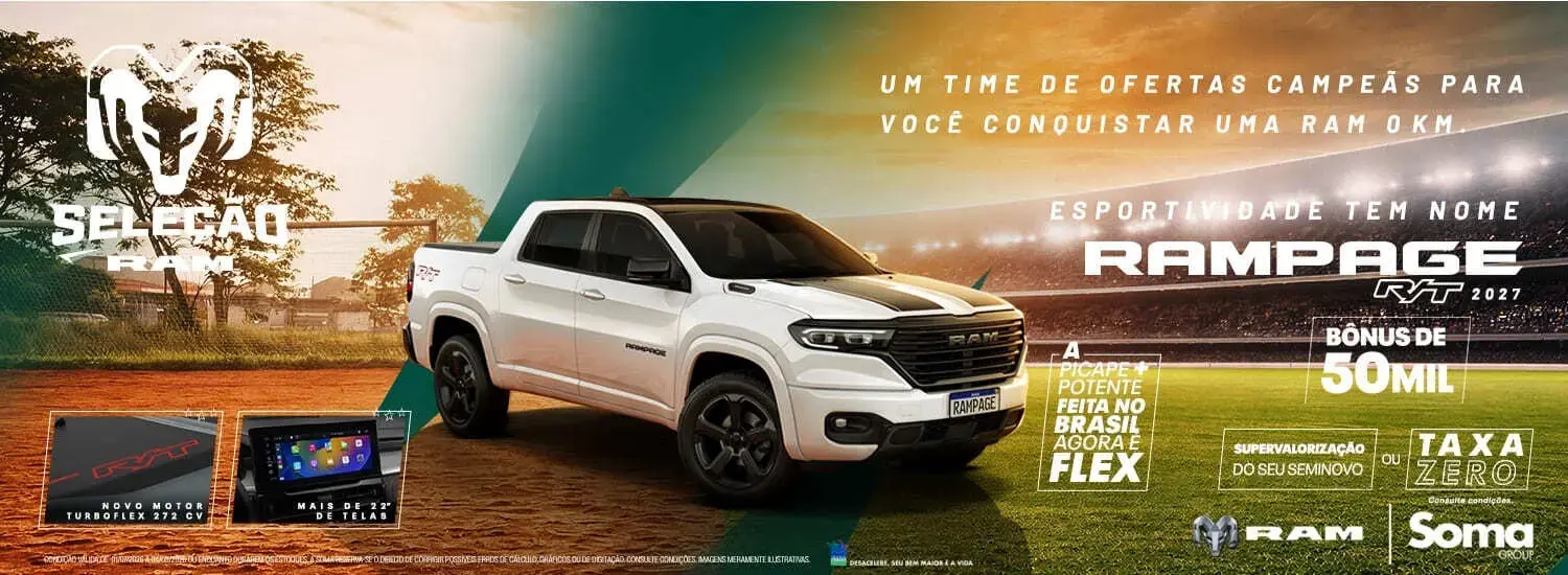  SELEÇÃO RAM - RAMPAGE RT BÔNUS - JULHO