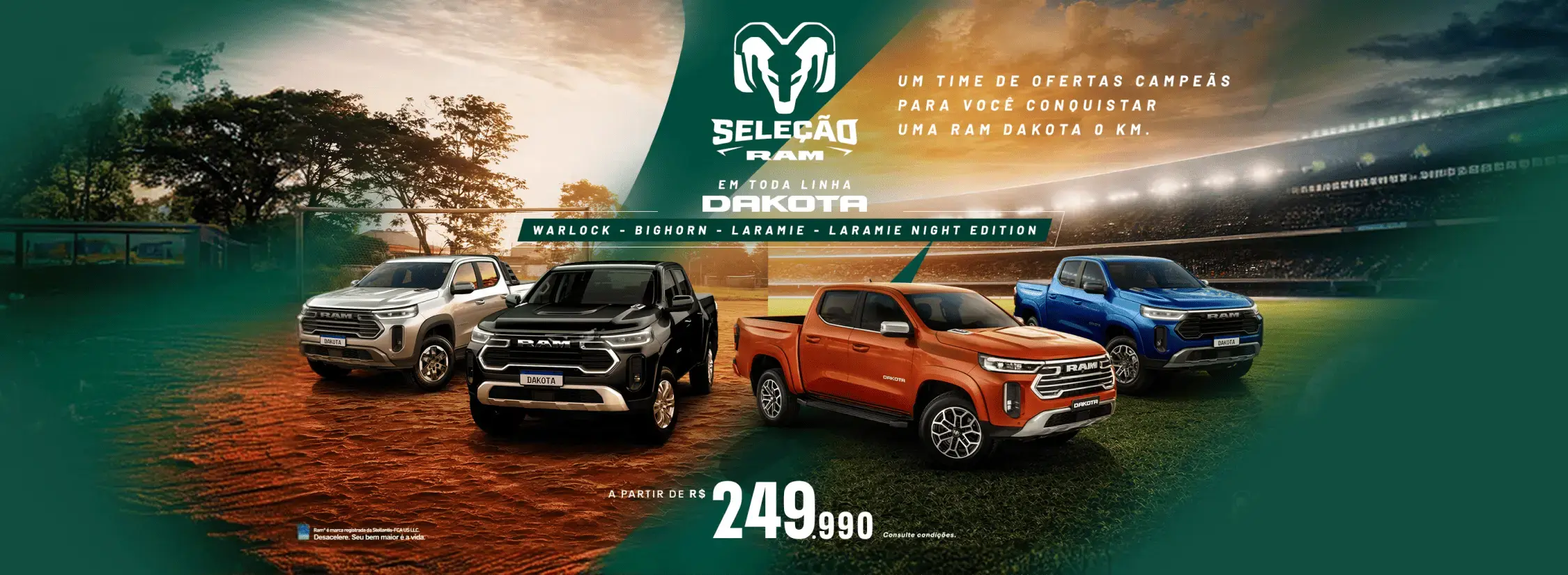 Gama Dakota Seleção Ram Julho