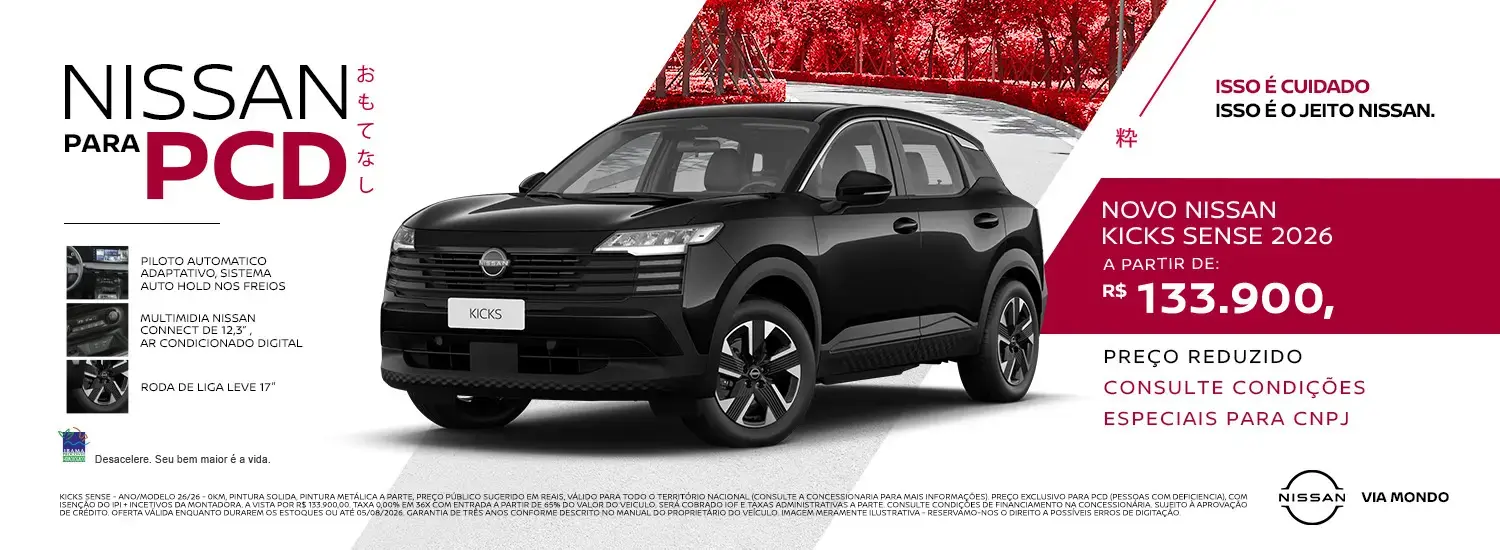 NISSAN KICKS PCD JULHO 26