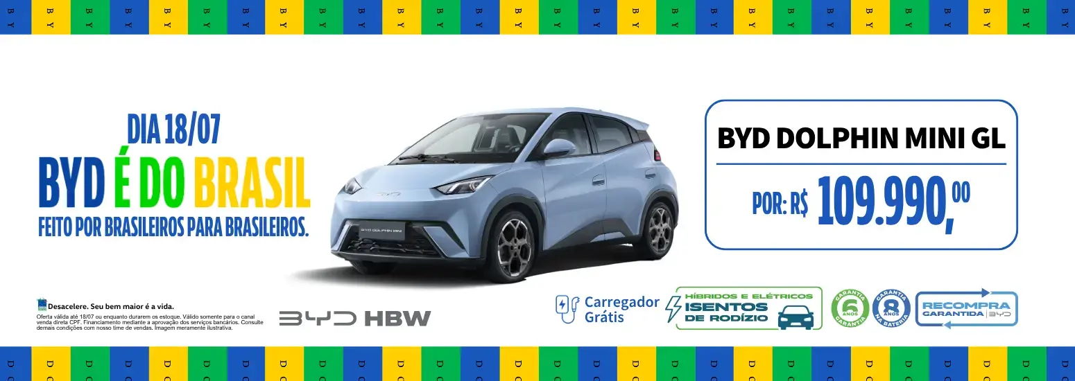 OFERTA DOLPHIN BYD É DO BRASIL