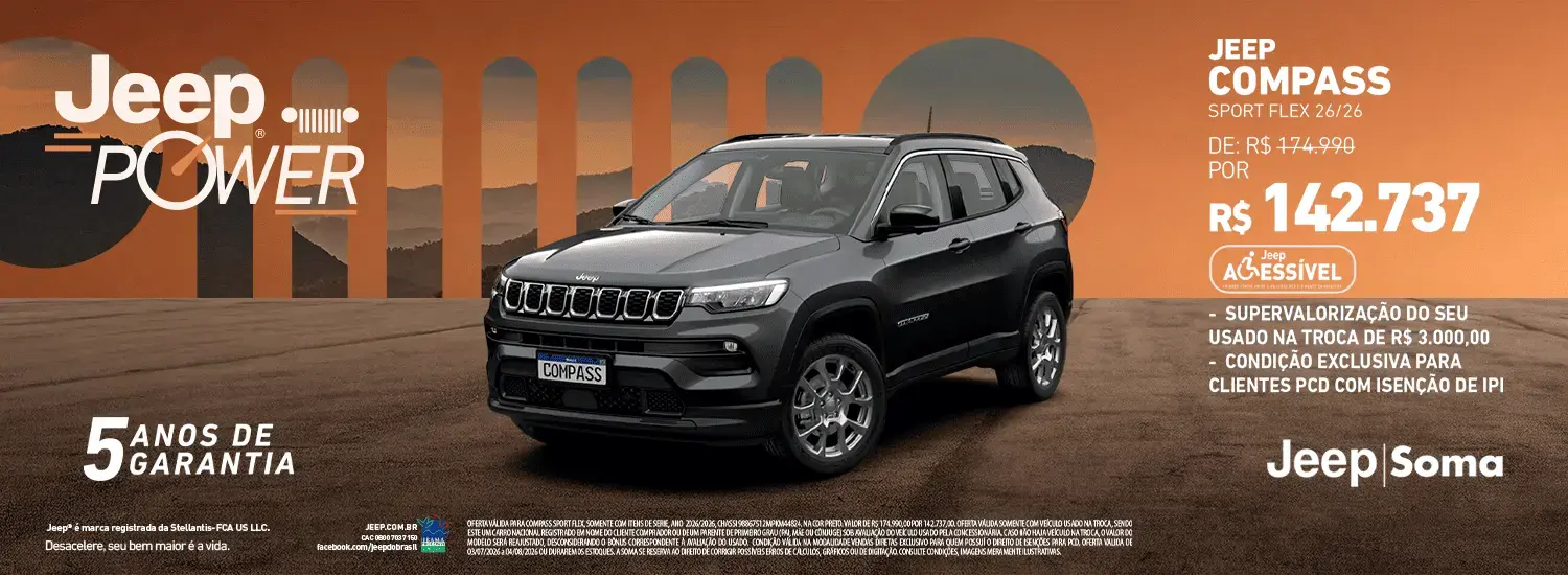  JEEP POWER - COMPASS PCD - JULHO