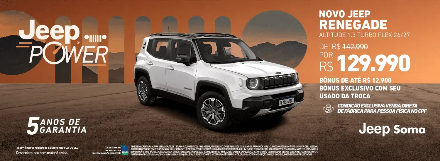 JEEP POWER - RENEGADE ALT VD CPF - JULHO