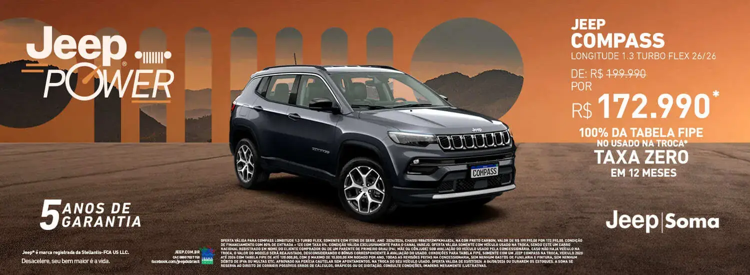  JEEP POWER - COMPASS LONG 26/26 - JULHO
