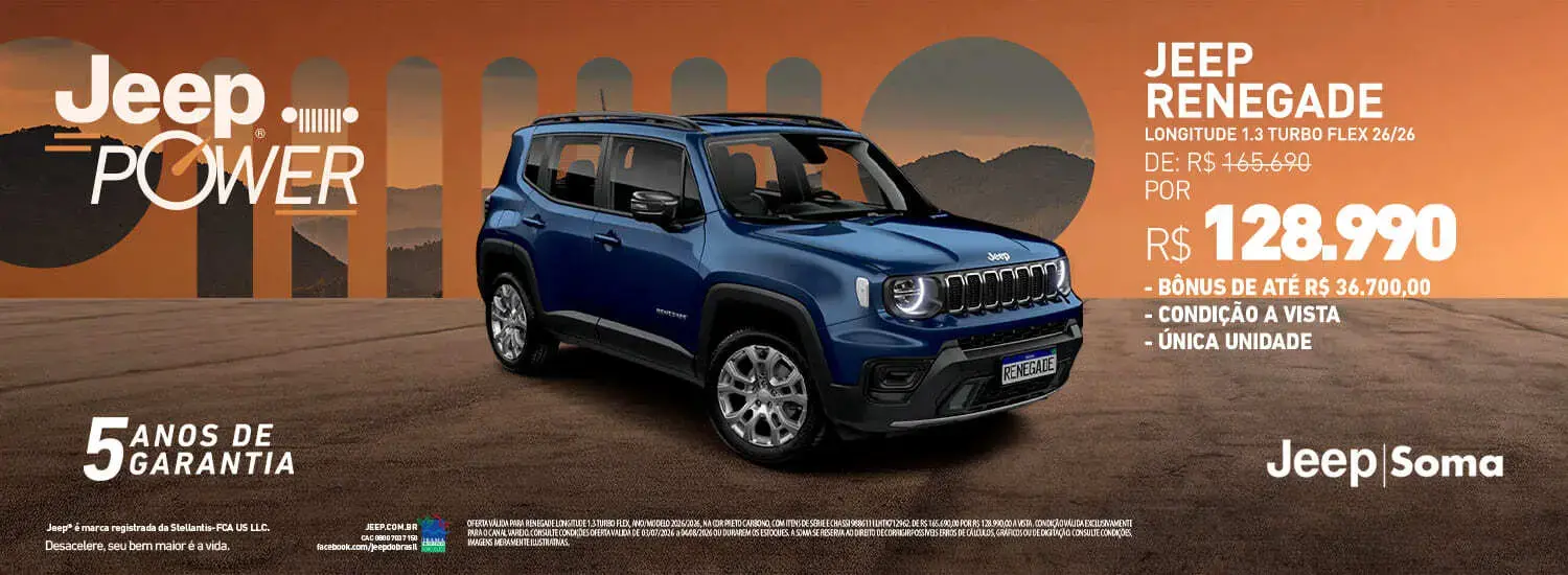 JEEP POWER - RENEGADE LONG 26/26 - JULHO