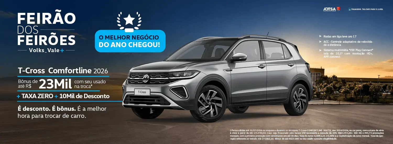 BANNER T-CROSS COMFORT - FEIRÃO 