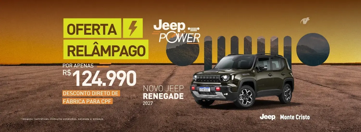 Oferta Relâmpago Jeep Power