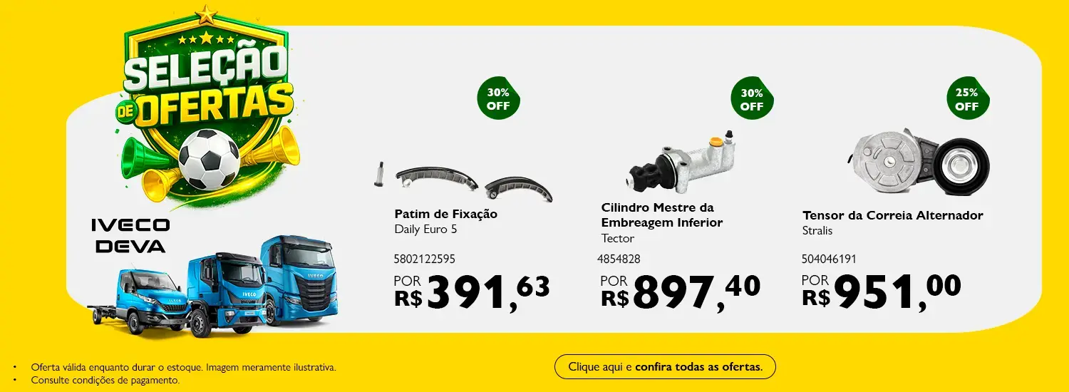 Campanha de peças julho