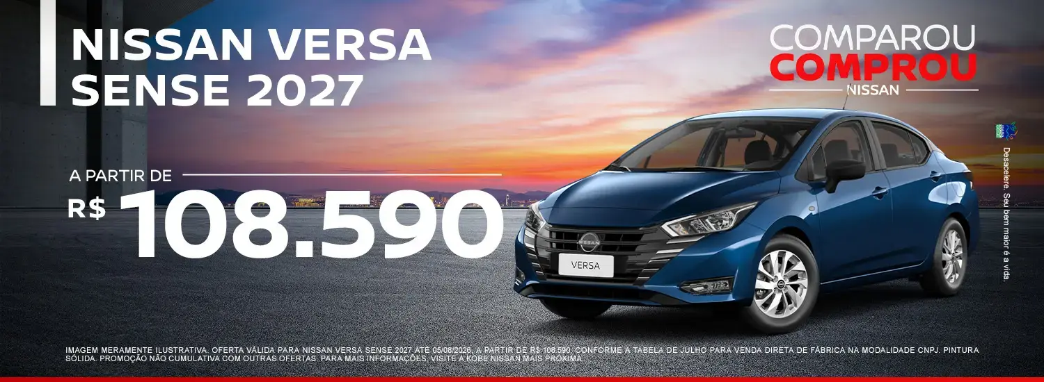 versa sense julho 2026 