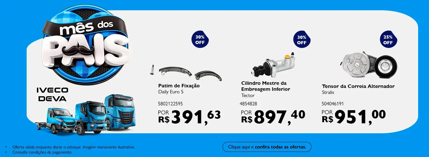 Campanha de peças- AGOSTO 