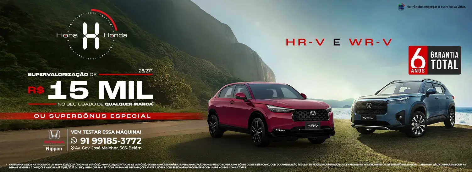 HR-V E WR-V - AGOSTO 2026
