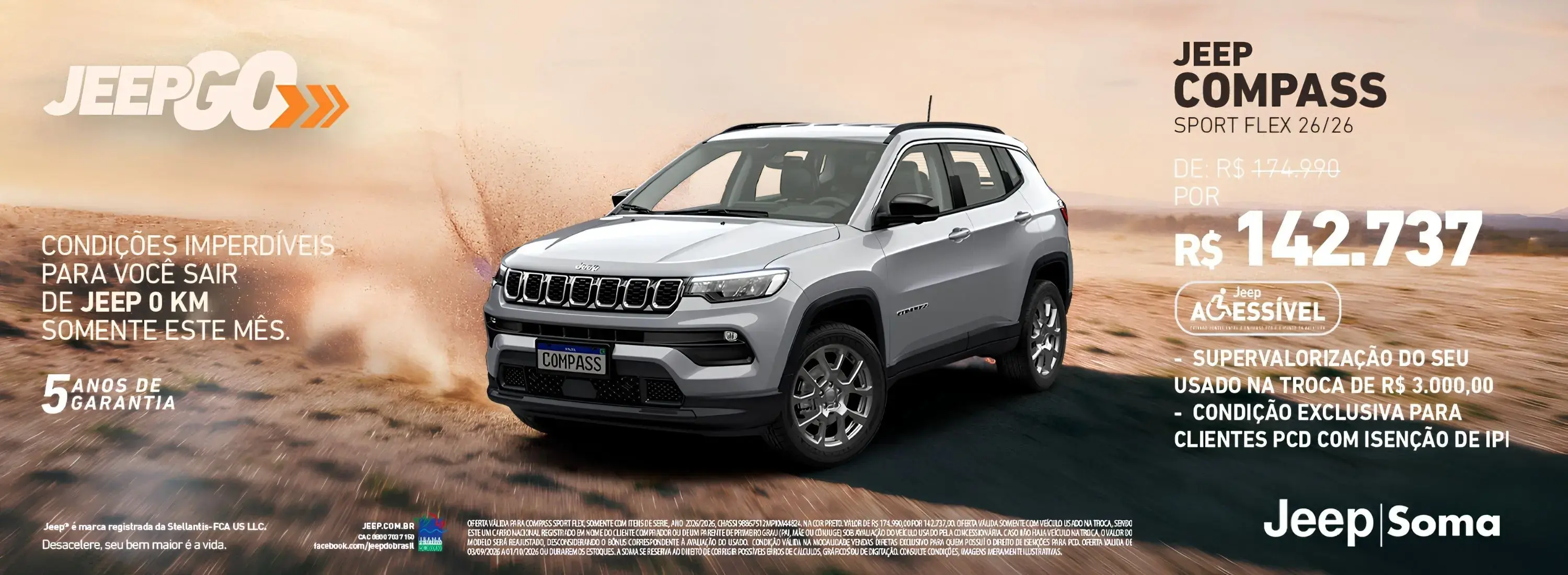 JEEP GO - SETEMBRO - COMPASS PCD