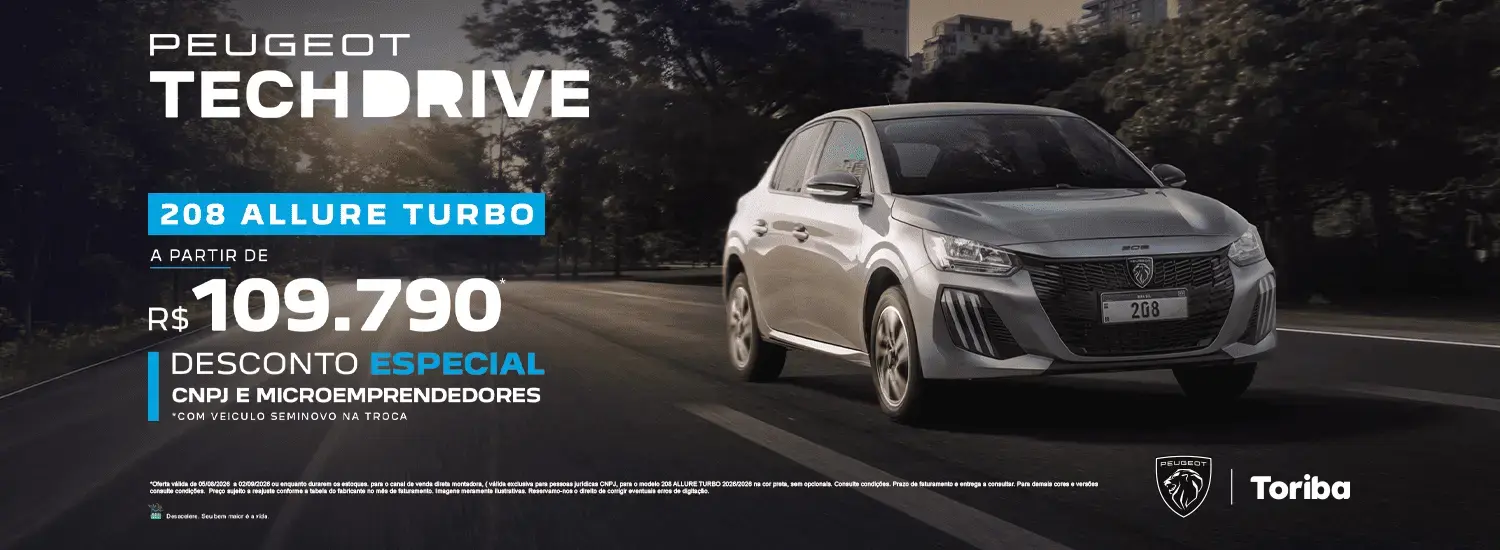 208 Allure Turbo CNPJ - Agosto