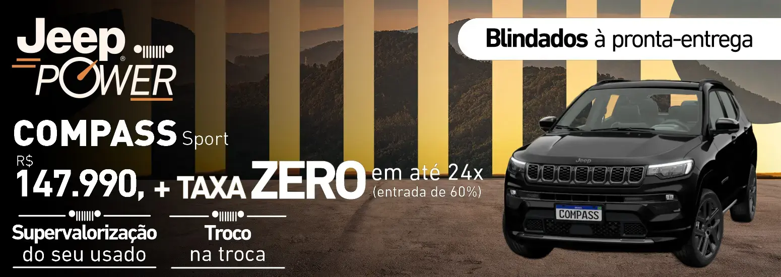 JEEP POWER COMPASS BLINDADO
