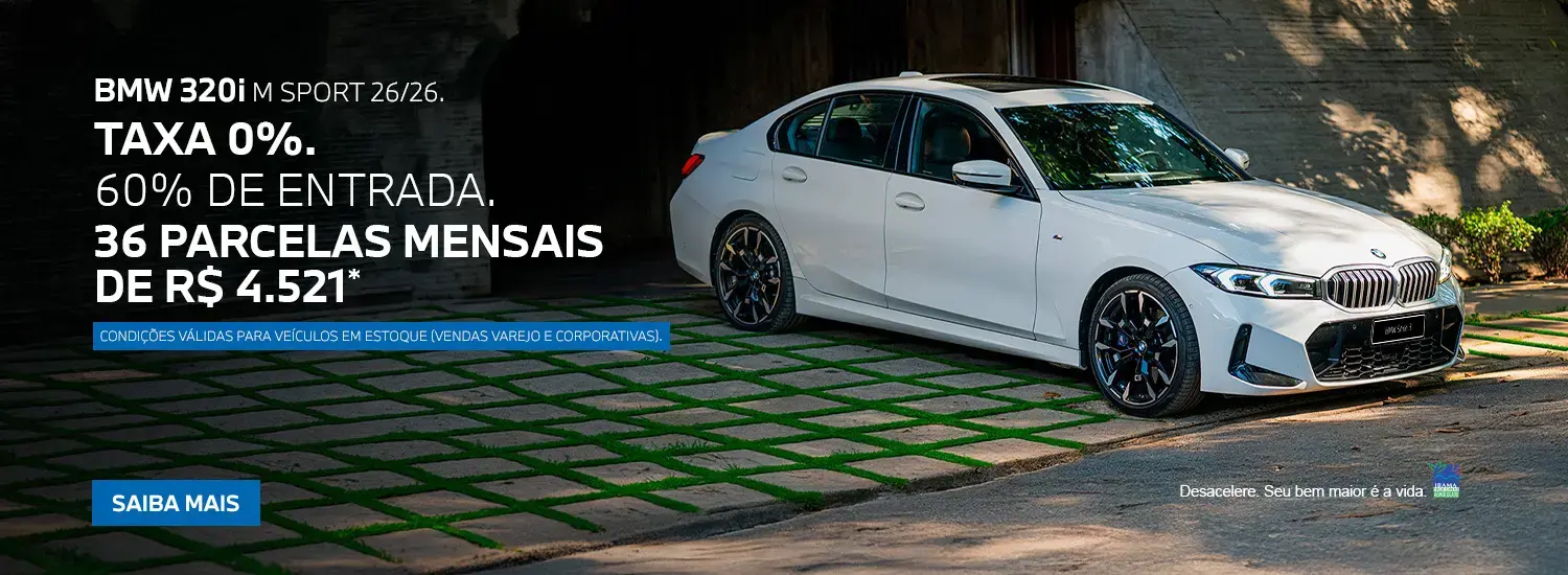 BMW 320i Taxa 0 em 36x