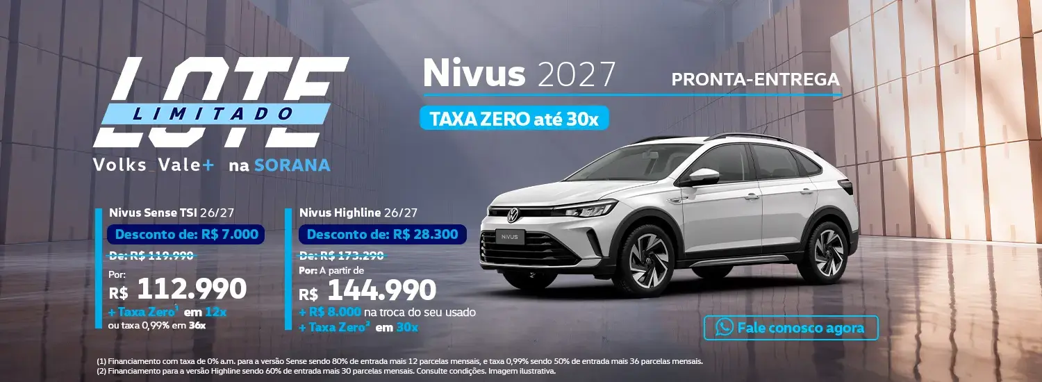 Sorana Nivus Lote Limitado