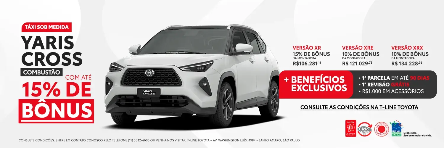 Yaris Cross 15%