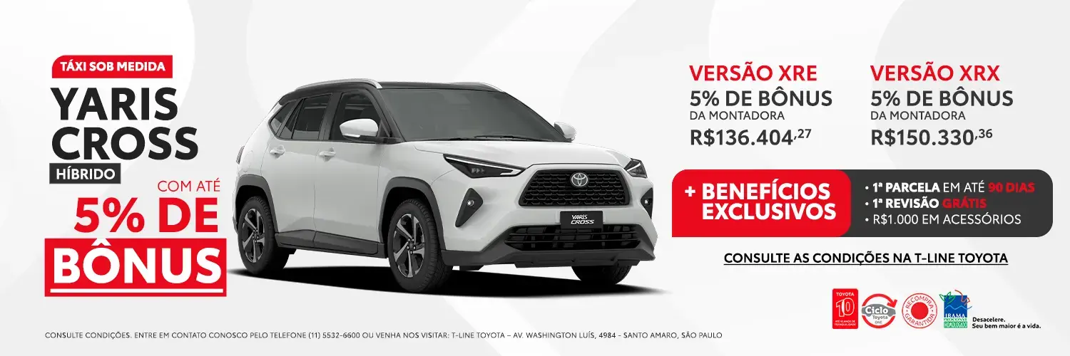 Yaris Cross 5%