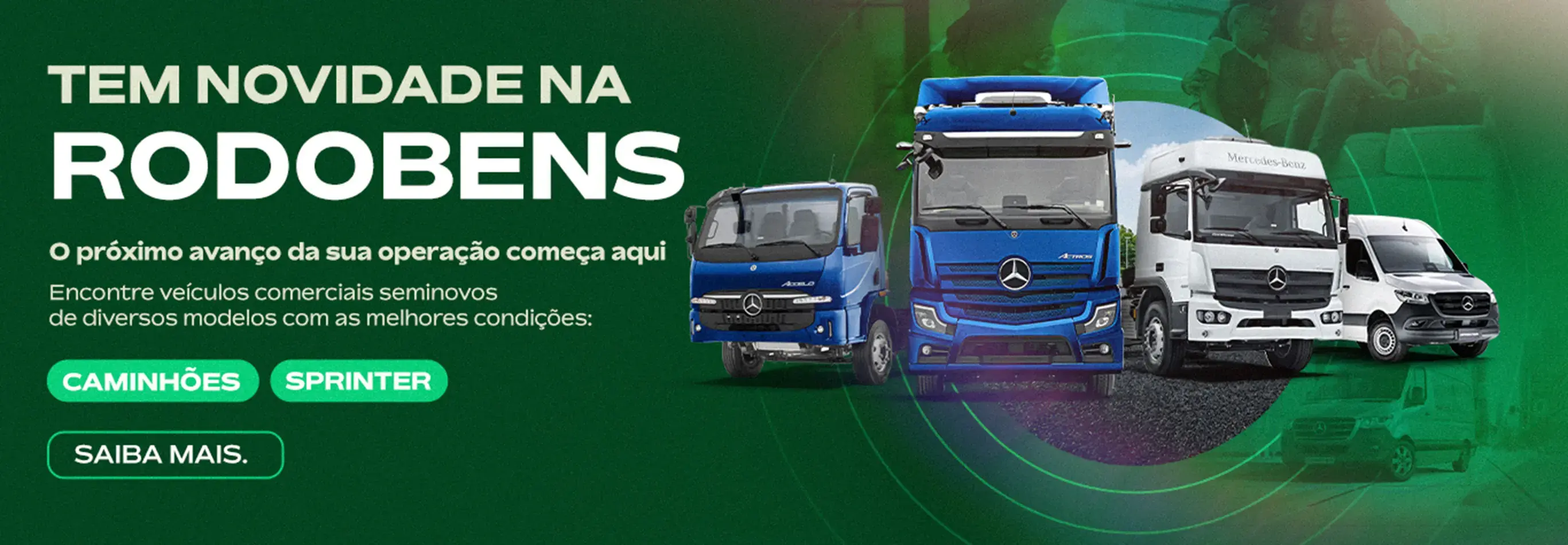 Novos veículos comerciais seminovos de diversos modelos