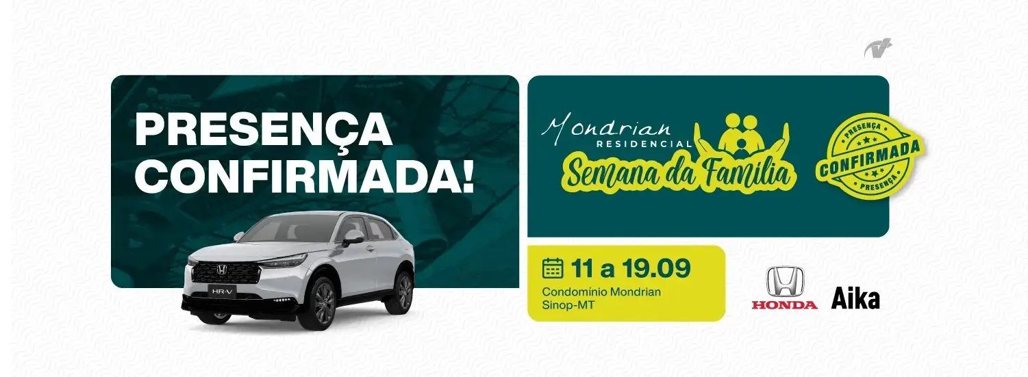 Presença Confirmada Semana Da Família Mondrian 