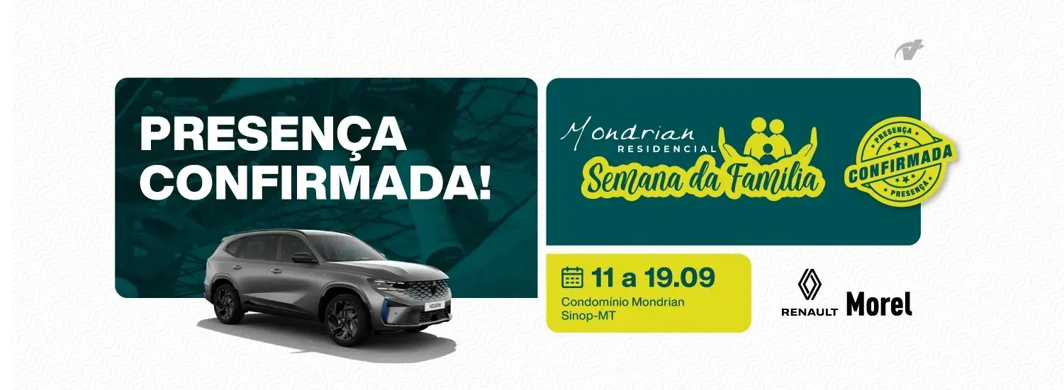 Presença Confirmada Semana Da Família Mondrian 