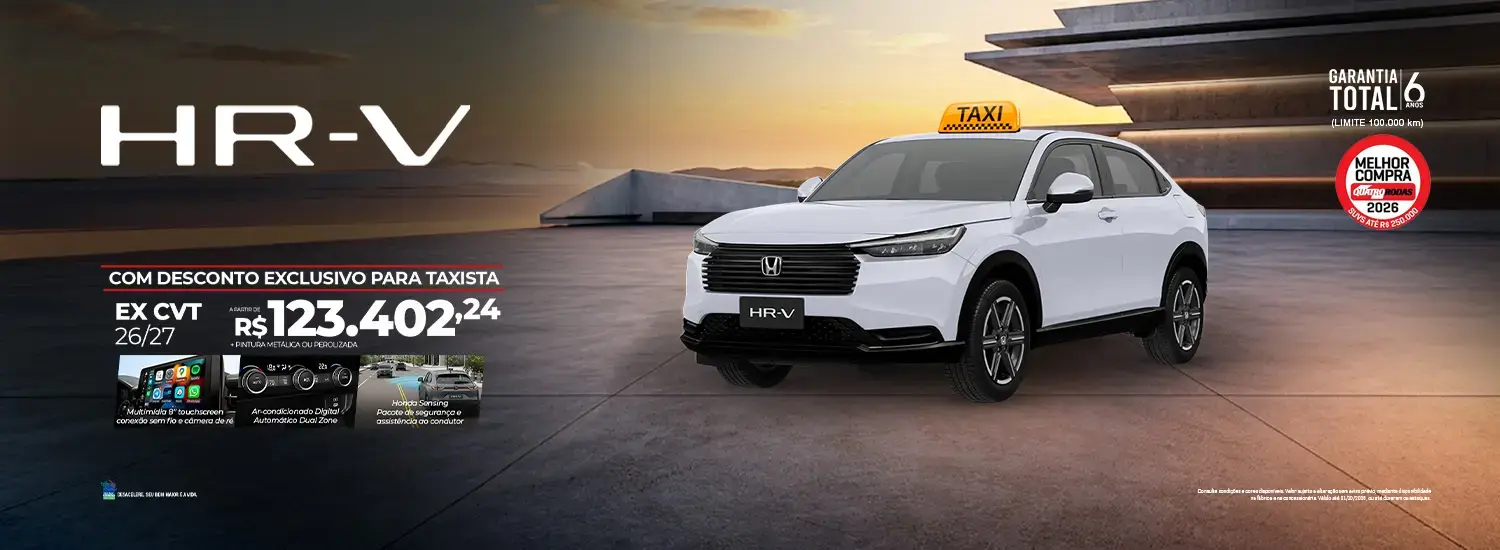 HR-V Táxi - OUTUBRO