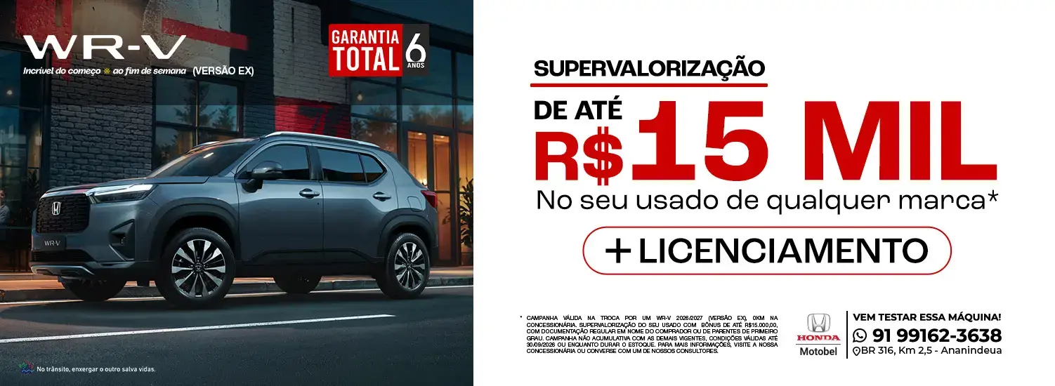 WRV SETEMBRO 2026