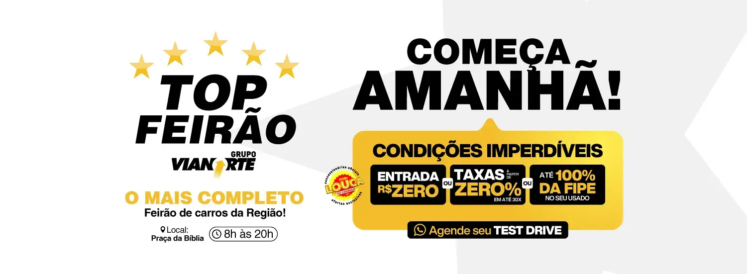 Começa Amanhã Top Feirão 