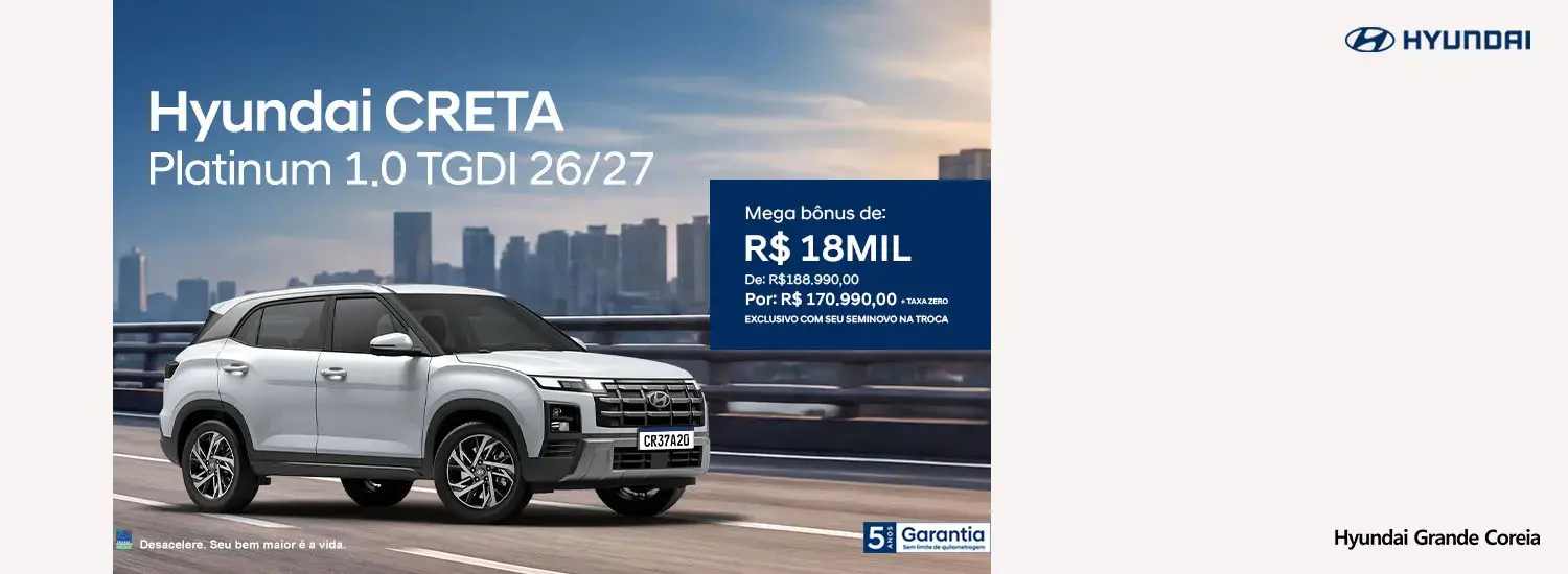 CRETA Platium 1.0 TGDI