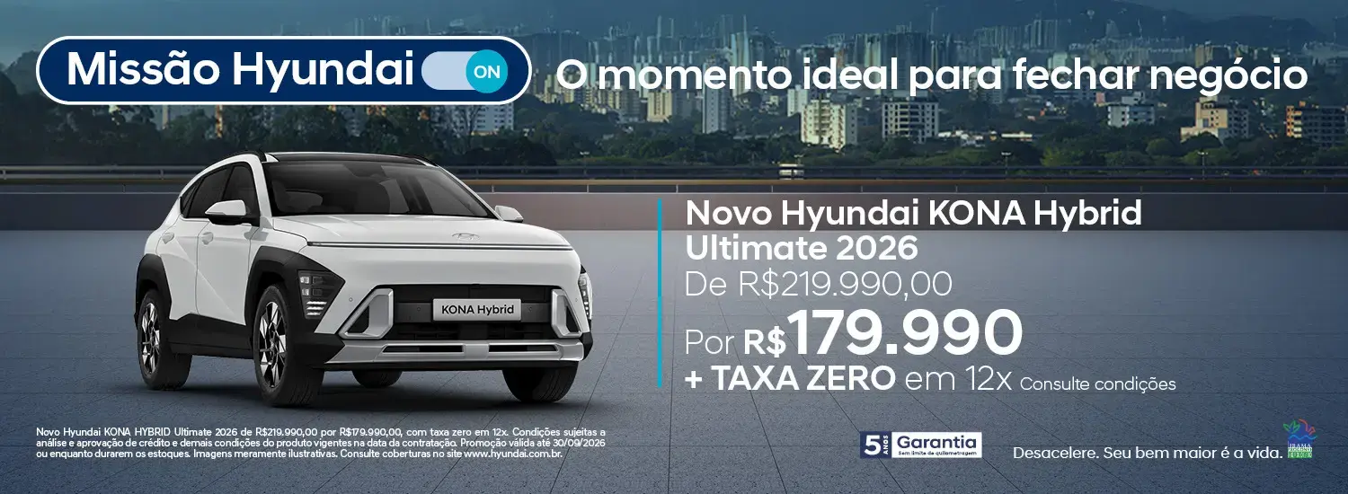Missão Hyundai - KONA Hybrid Ultimate 2027