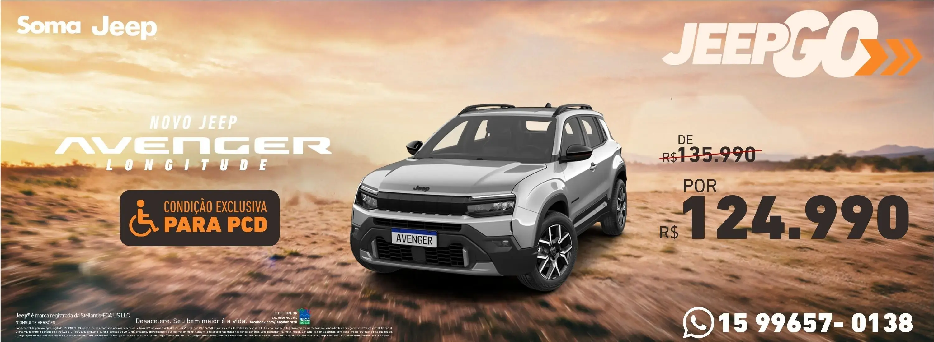JEEP GO - SETEMBRO - AVENGER LONGITUDE PCD