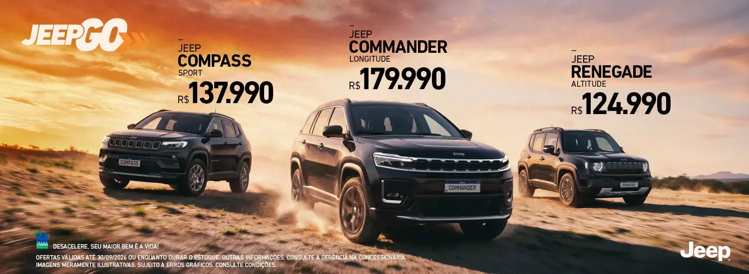 Jeep Go - Compass Commander e Renegade