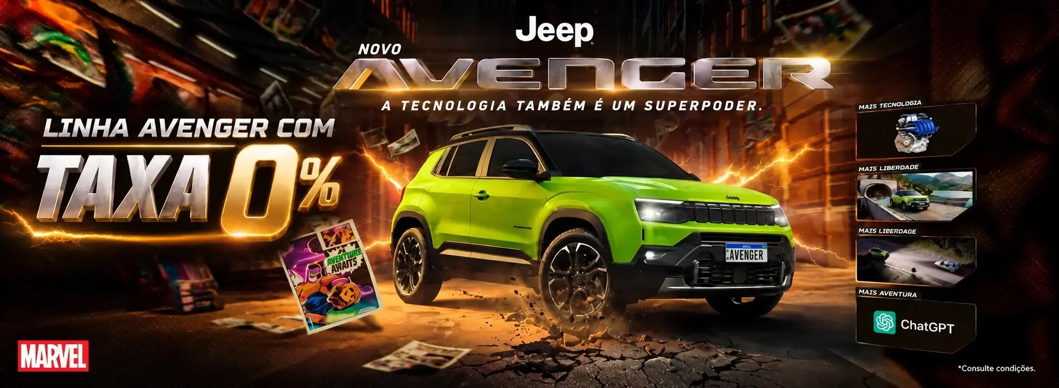 AVENGER TAXA 0%